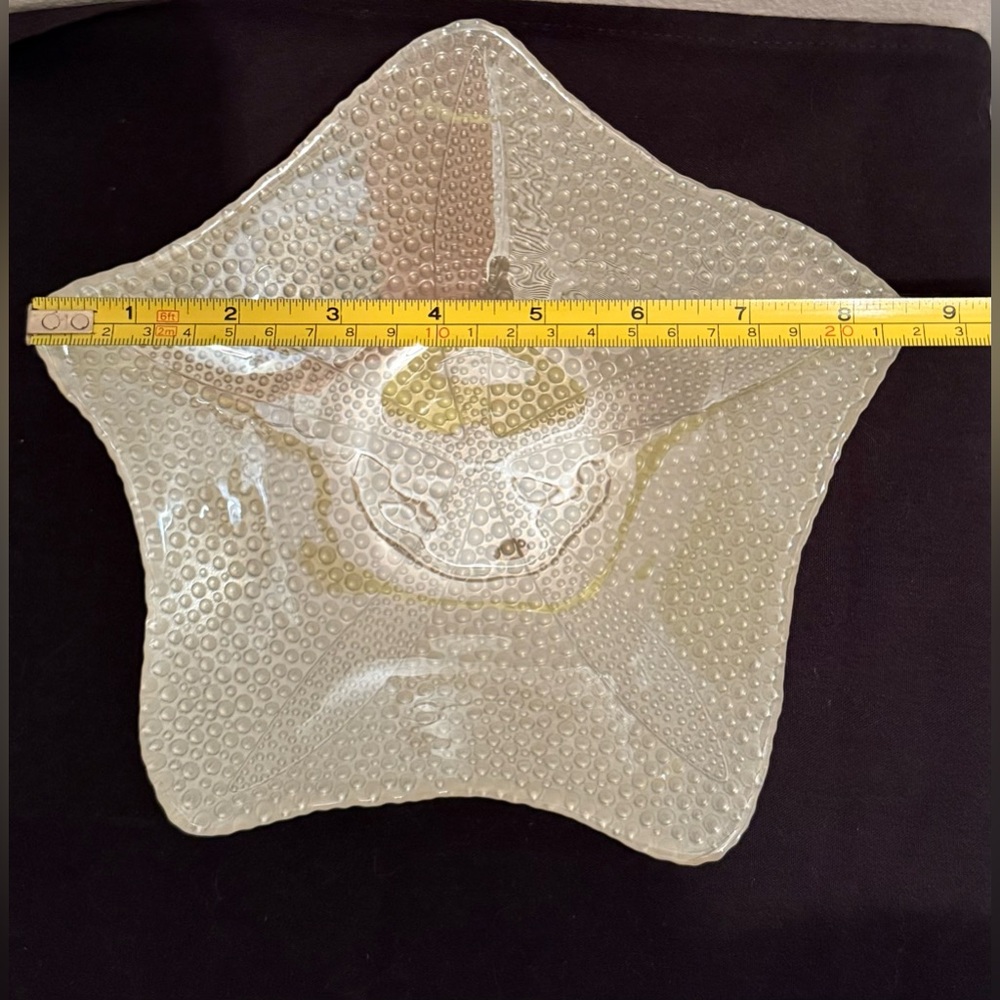 Akcam Turkey pearlescent 8” starfish bowl. - Picture 14 of 15